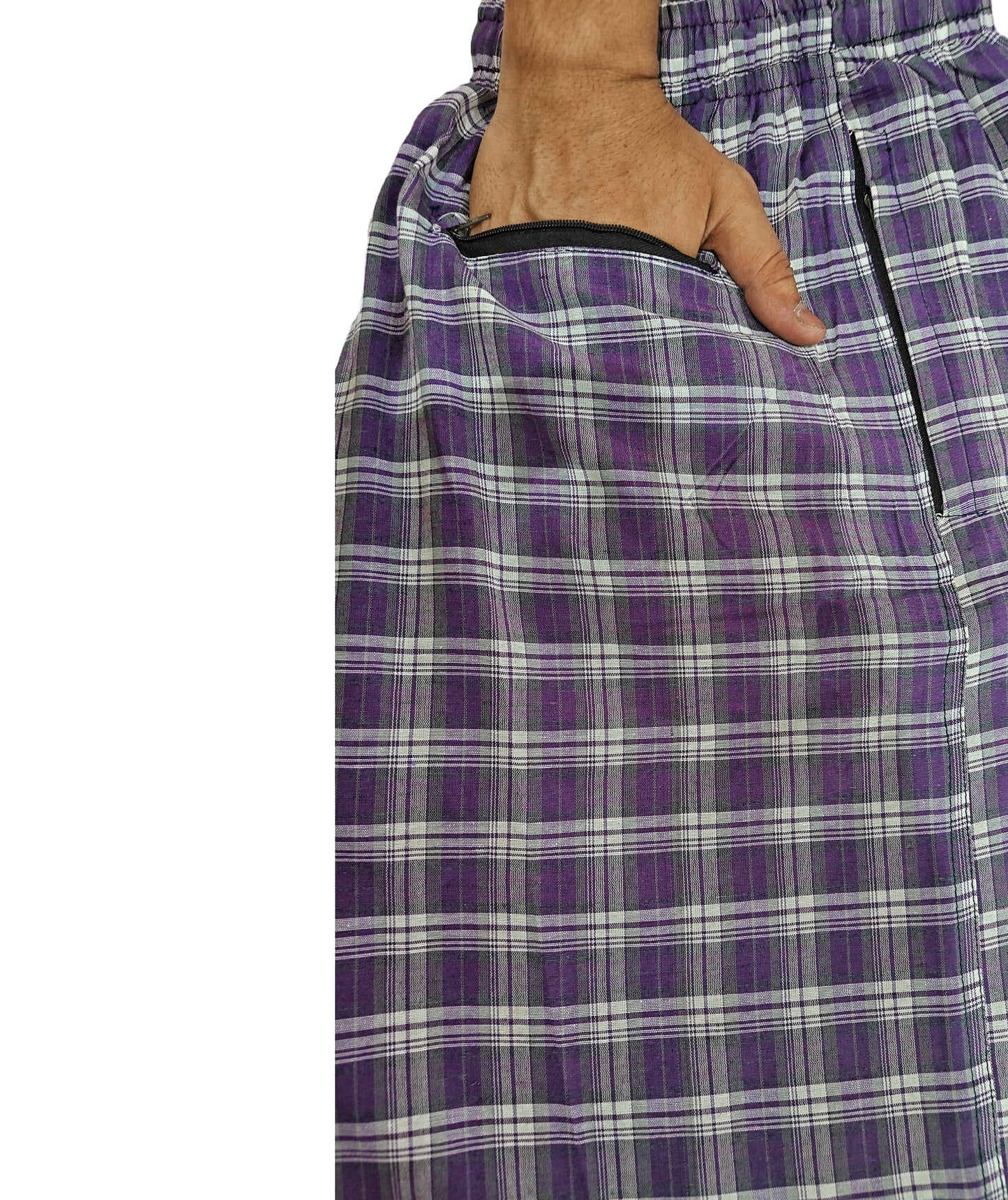 Cotton Shorts Purple 2