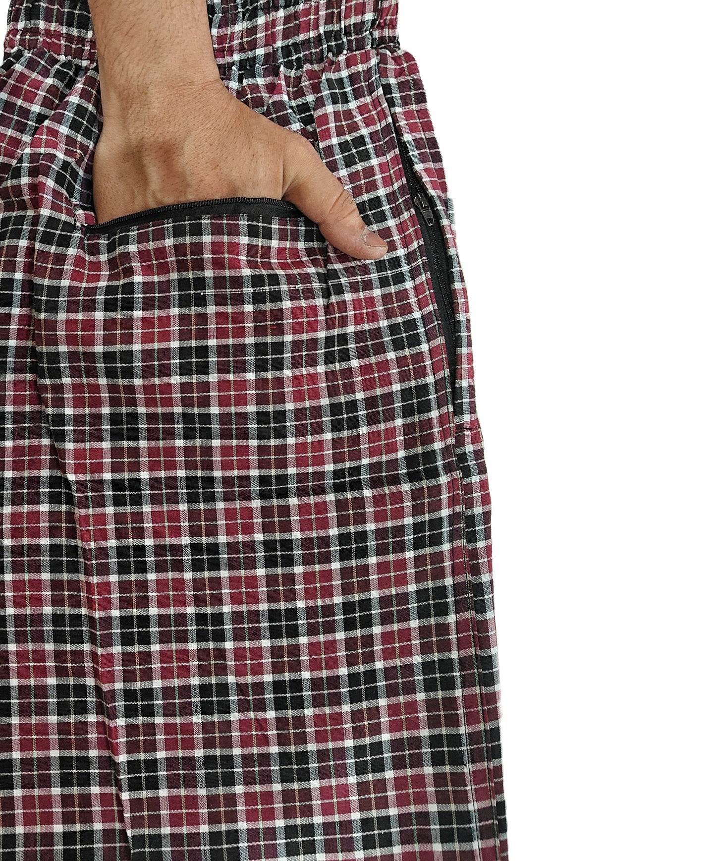 Cotton Shorts Red and Black
