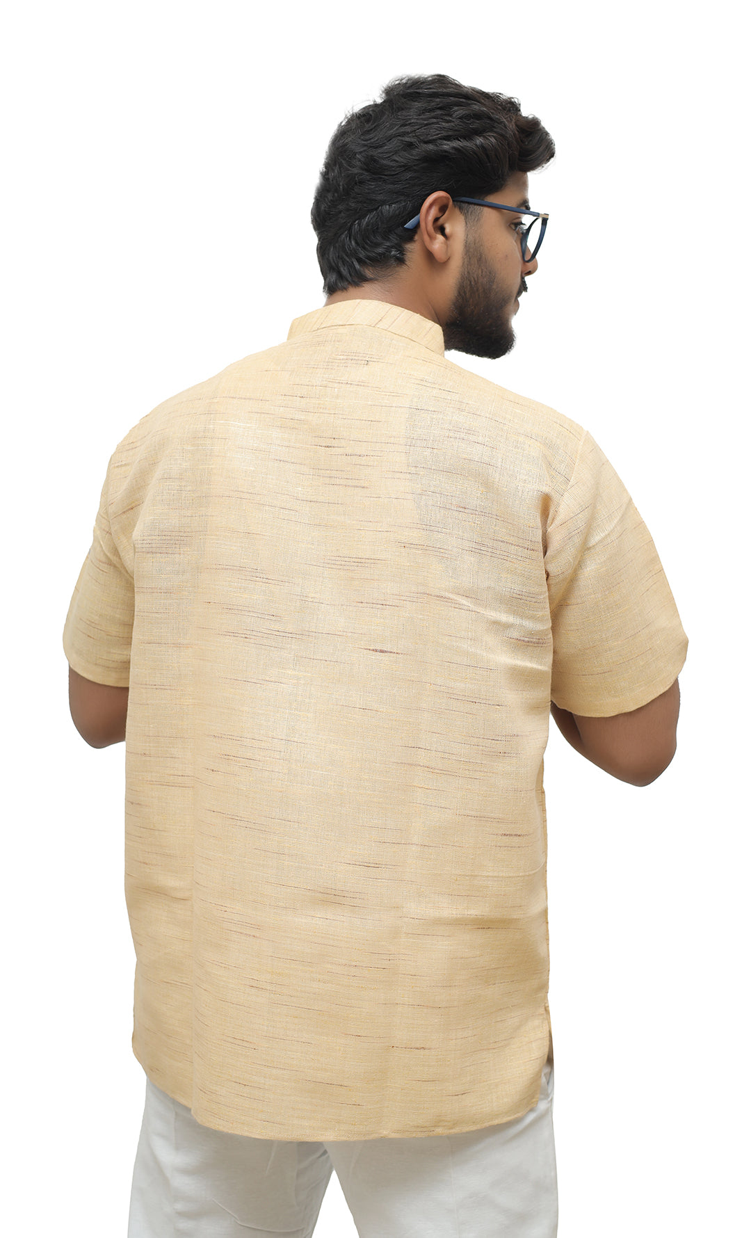Men's Shudh Khadi Short Half Sleeves Kurta