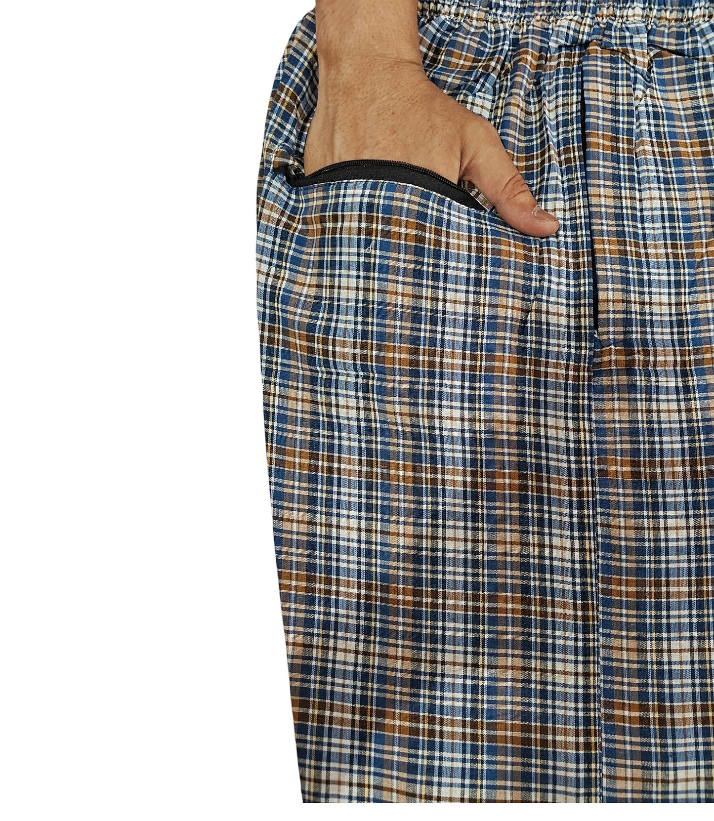   Cotton Shorts Blue Mix