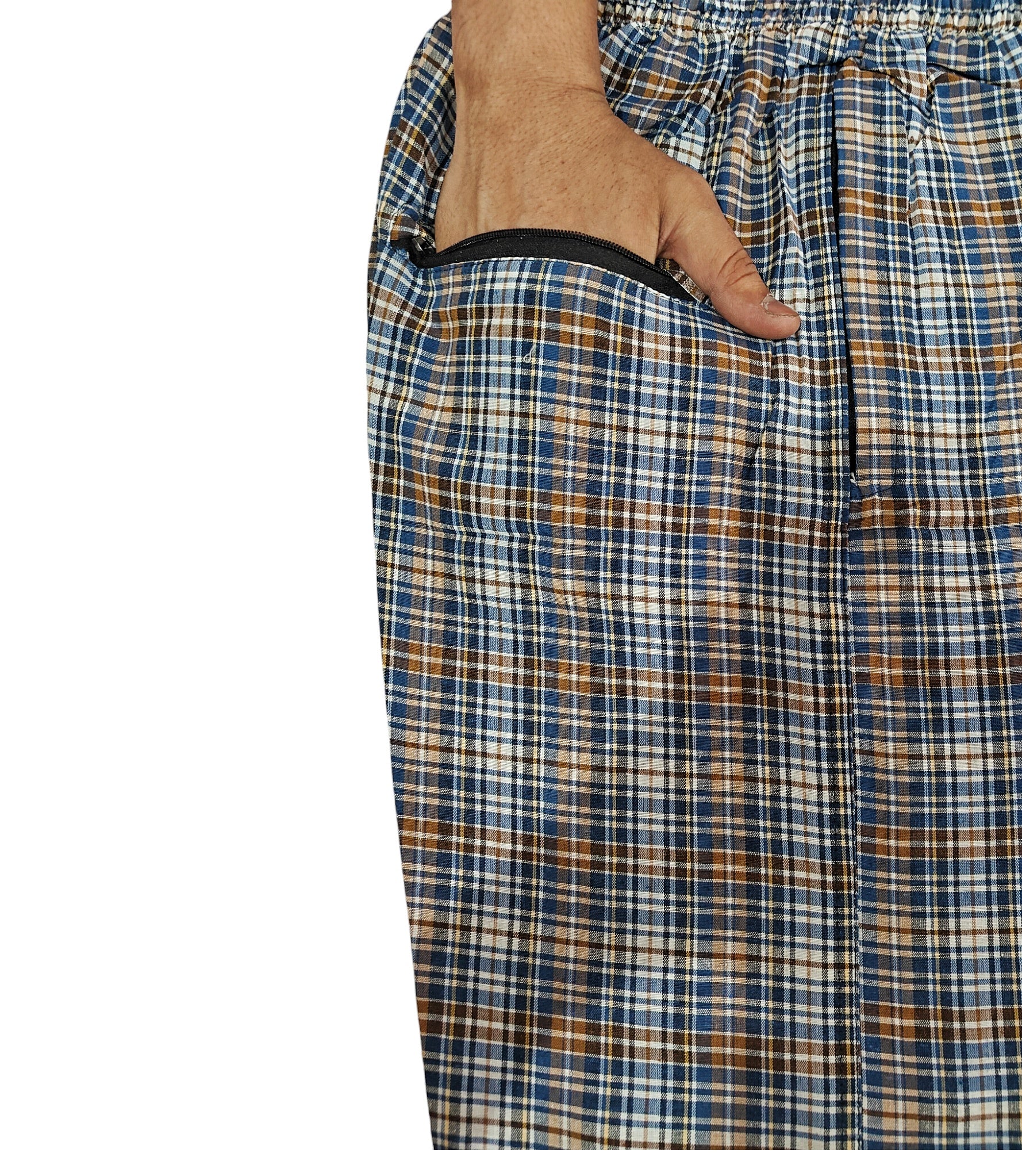   Cotton Shorts Blue Mix
