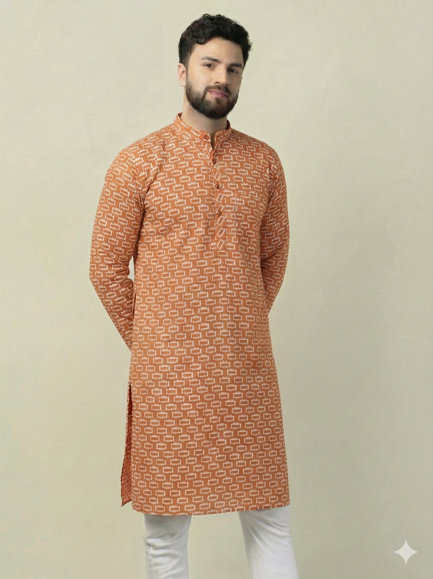 Full Sleeves Long Kurta-16
