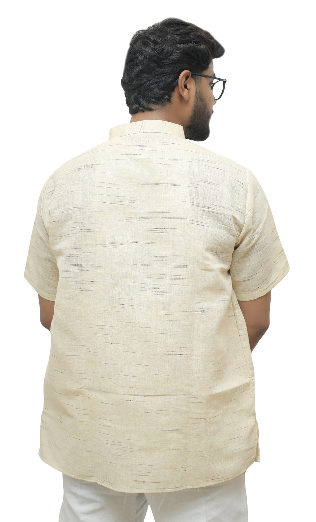 Men's Shudh Khadi Short Half Sleeves Kurta