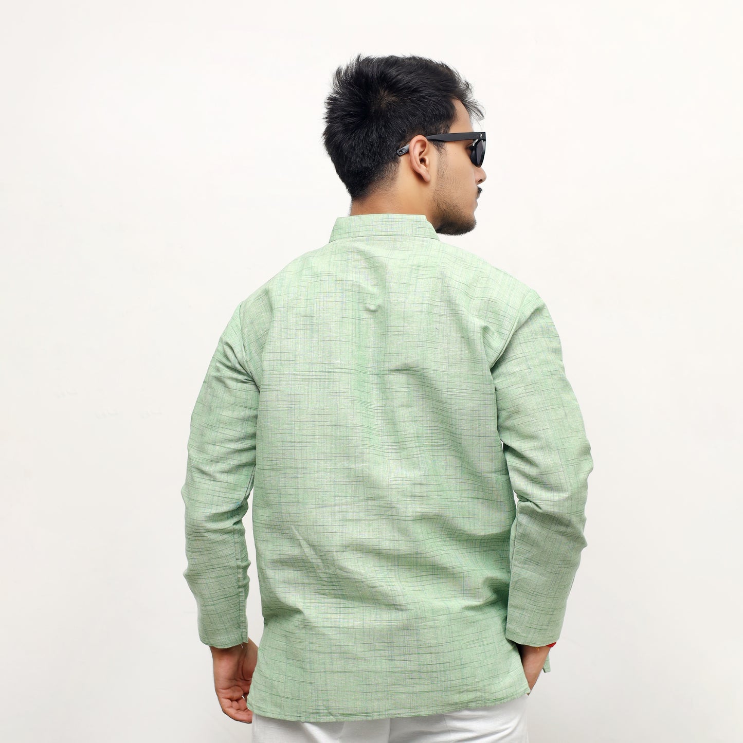 Combo Set Jharna Full Sleeves Kurta Pant-Green