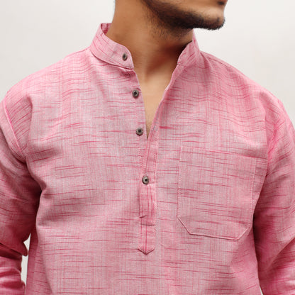 Combo Set Jharna Full Sleeves Kurta Pant-Pink