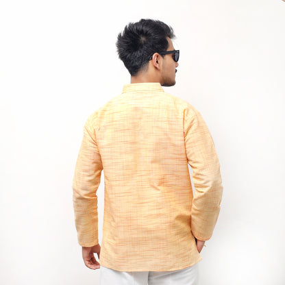 Combo Set Jharna Full Sleeves Kurta Pant-Yellow