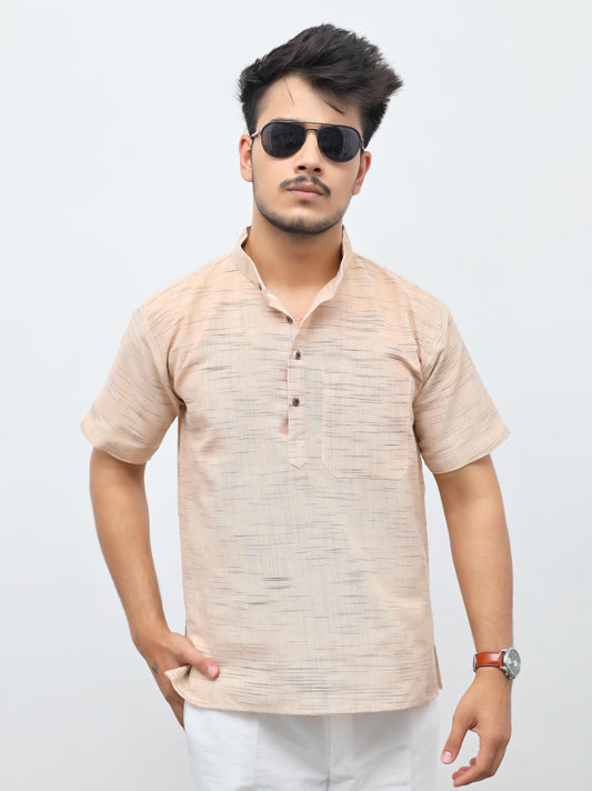 Men's Jharna Short Half Sleeves Kurta