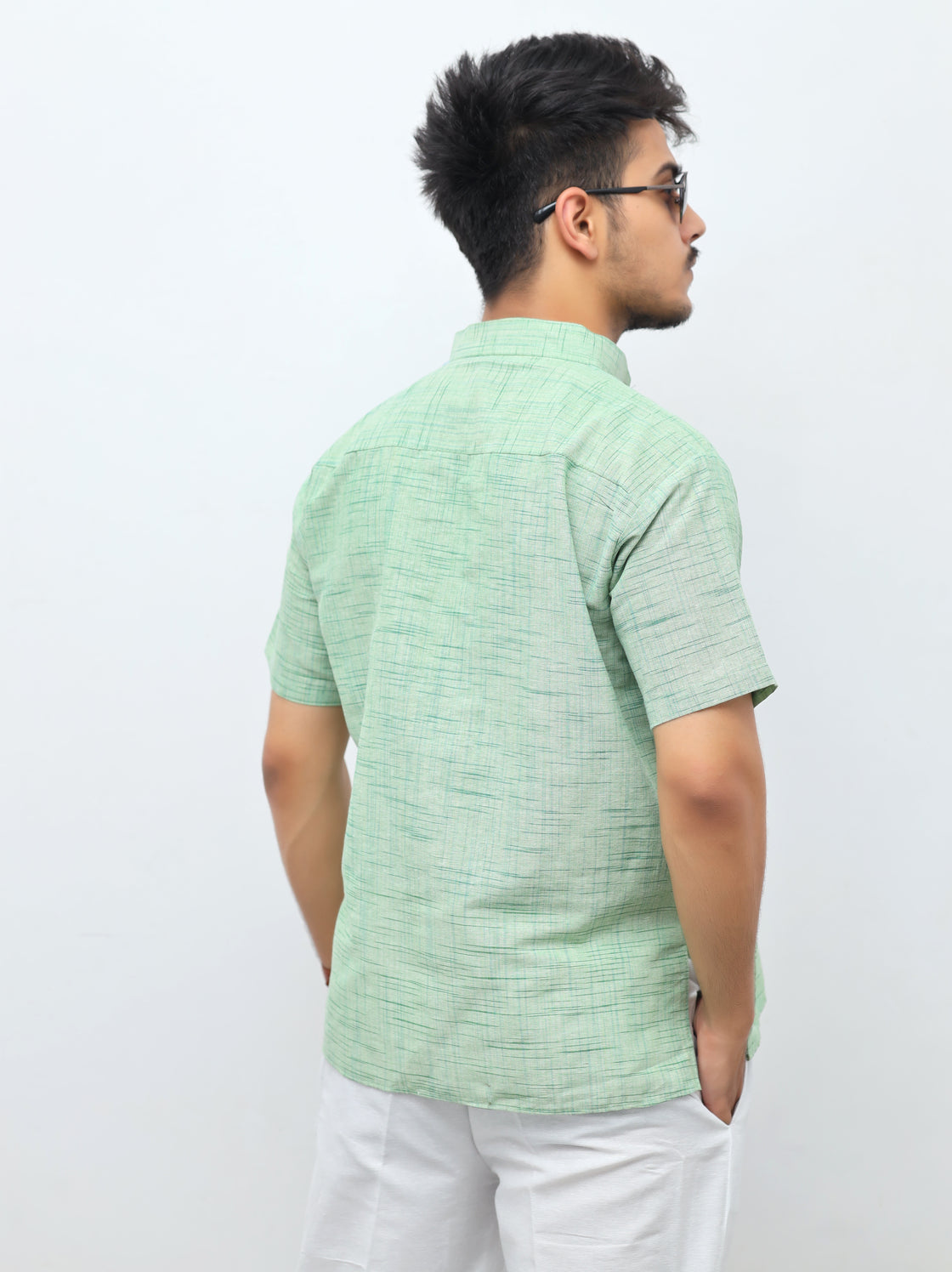 Men's Jharna Short Half Sleeves Kurta