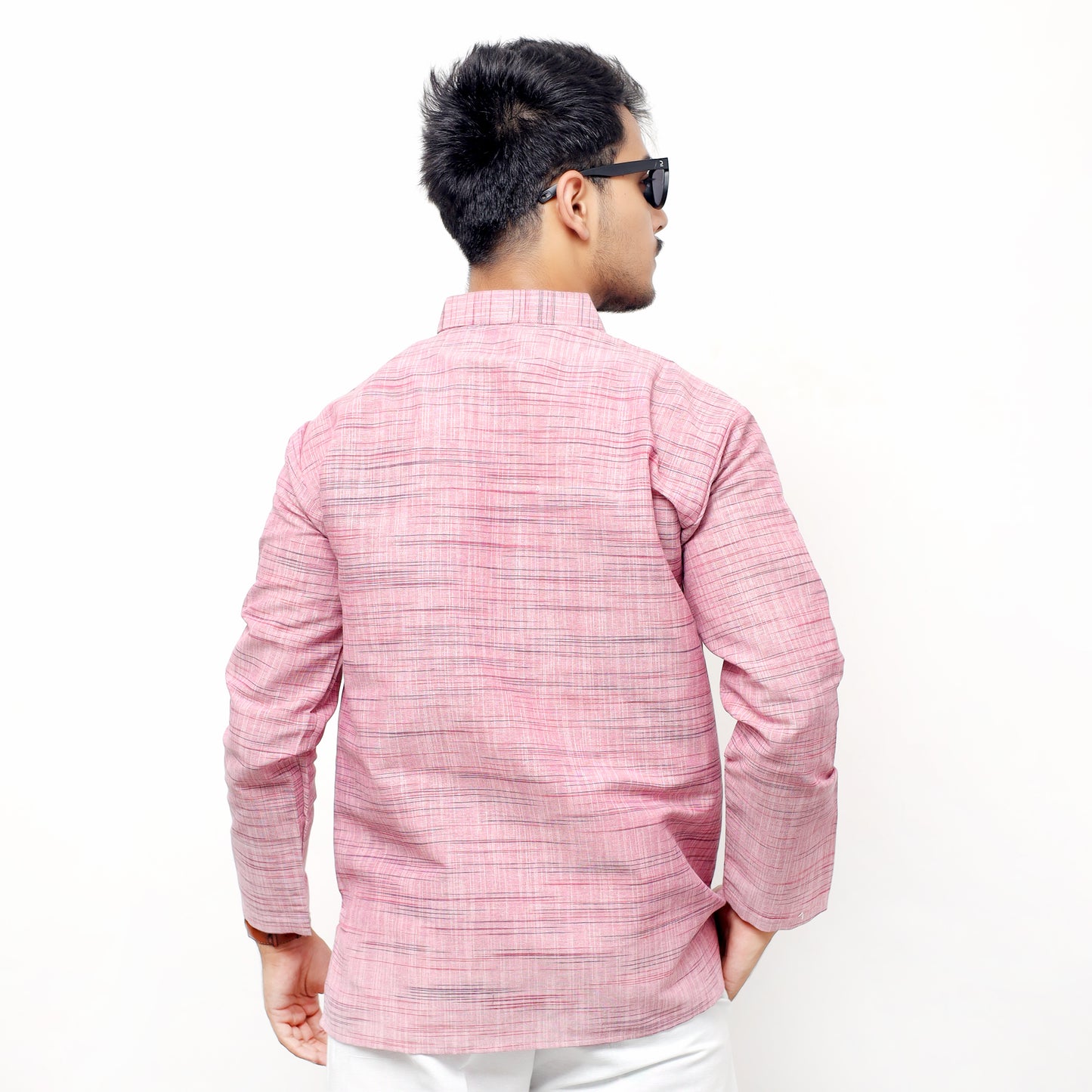 Combo Set Light Jharna Full Sleeves Kurta Pant-Pink