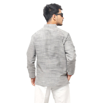 Combo Set Light Jharna Full Sleeves Kurta Pant-Gray