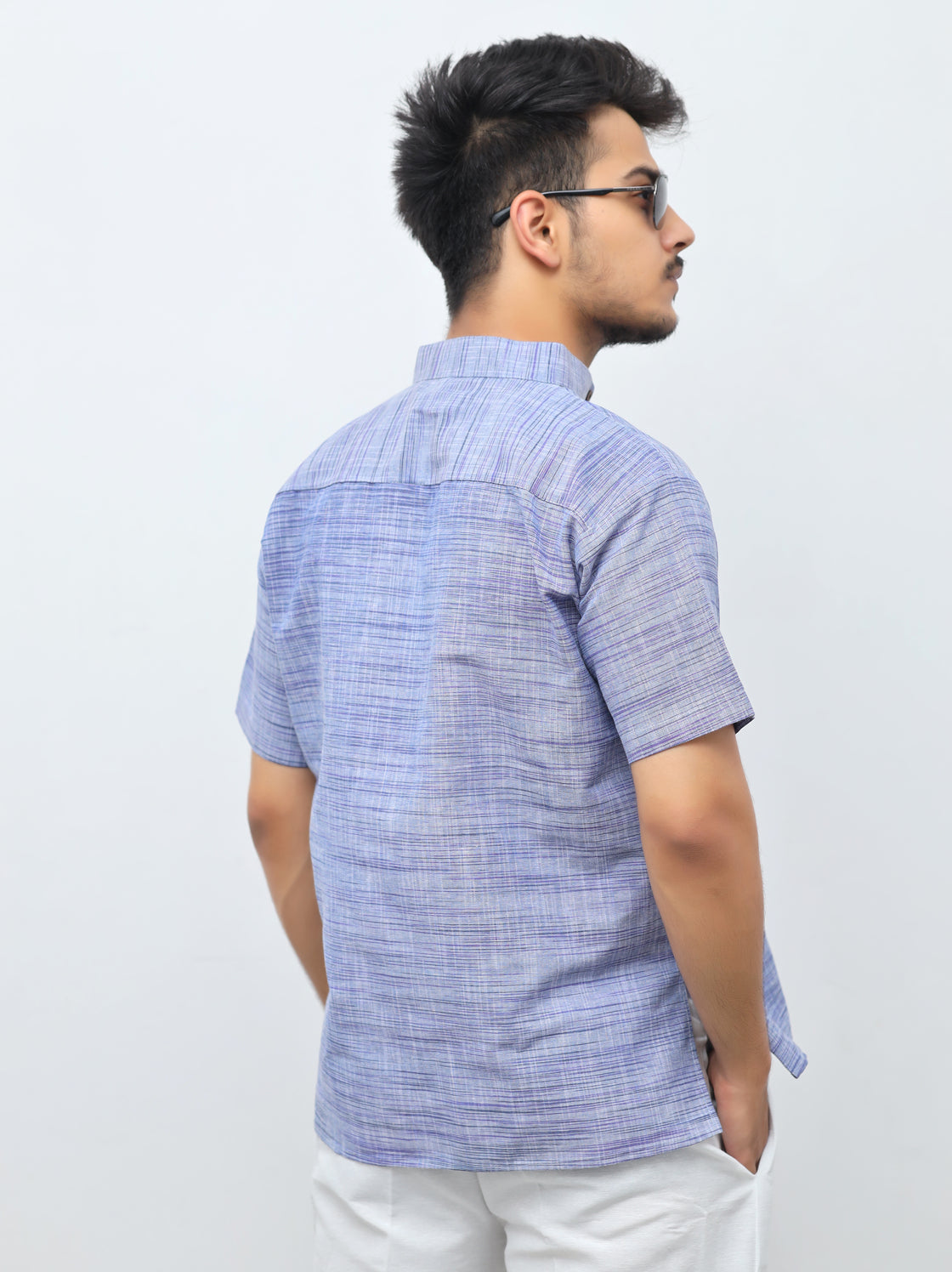 Men's Light Jharna Short Half Sleeves Kurta