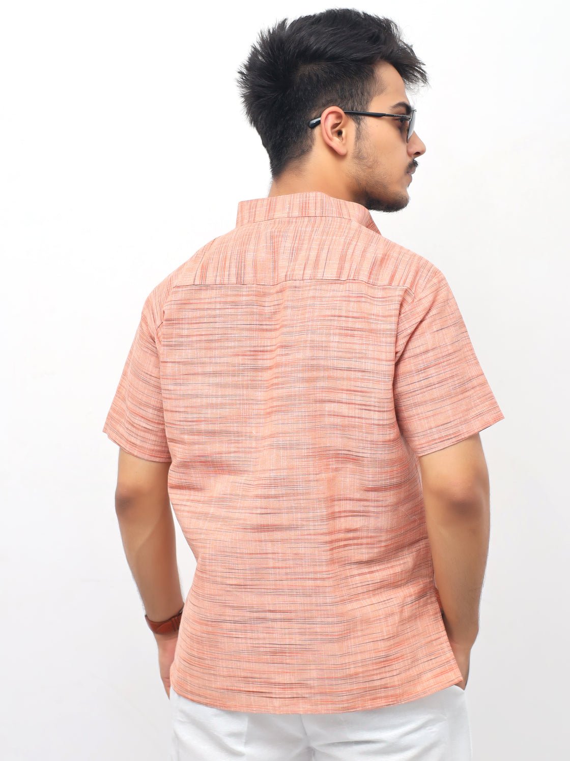 Men's Light Jharna Short Half Sleeves Kurta