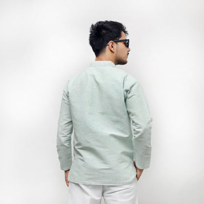 Combo Set Softline Full Sleeves Kurta Pant-Green